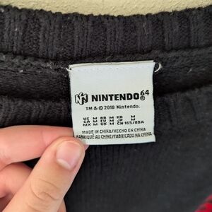Nintendo 64 Black Sweater